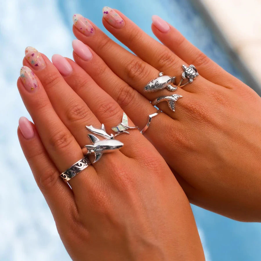 ANILLO TIBURON BLANCO