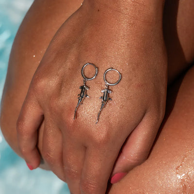 ARETES ARGOLLA TIBURON MARTILLO