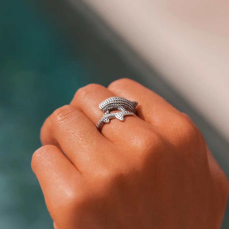 ANILLO TIBURÓN BALLENA