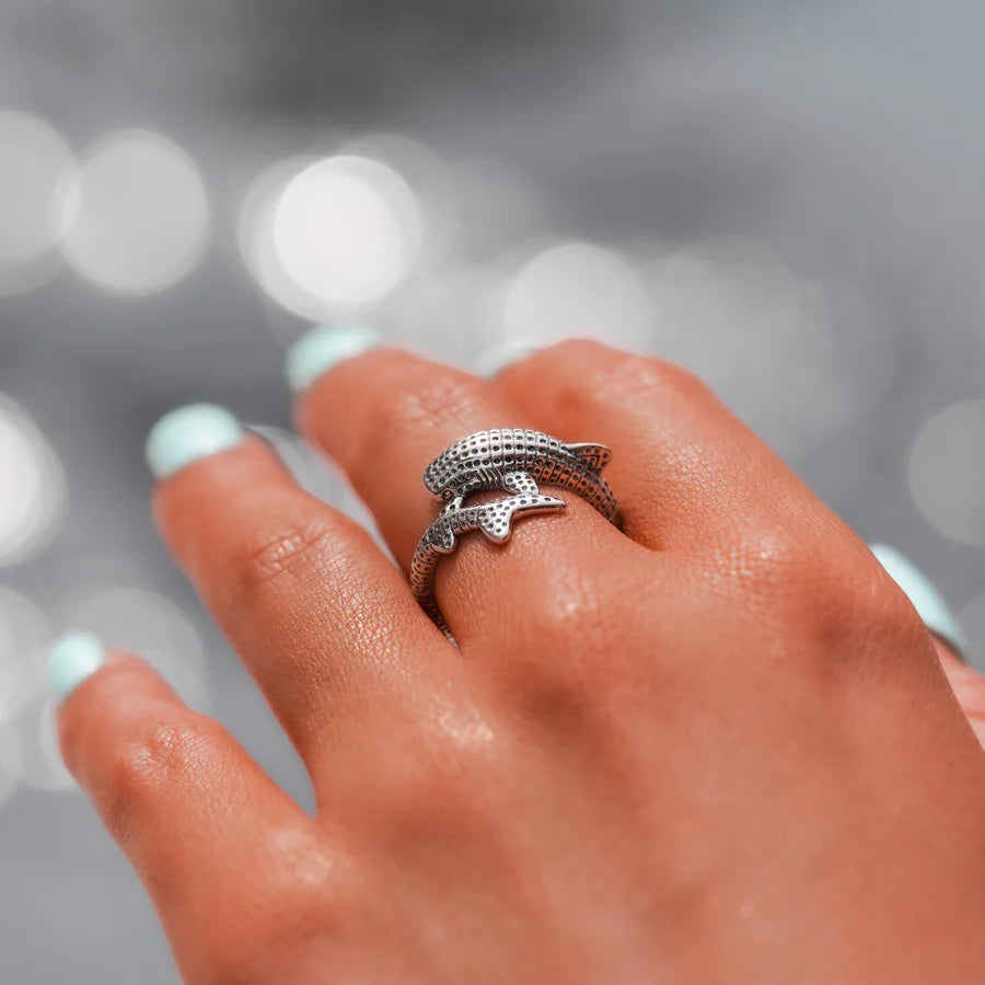 ANILLO TIBURÓN BALLENA