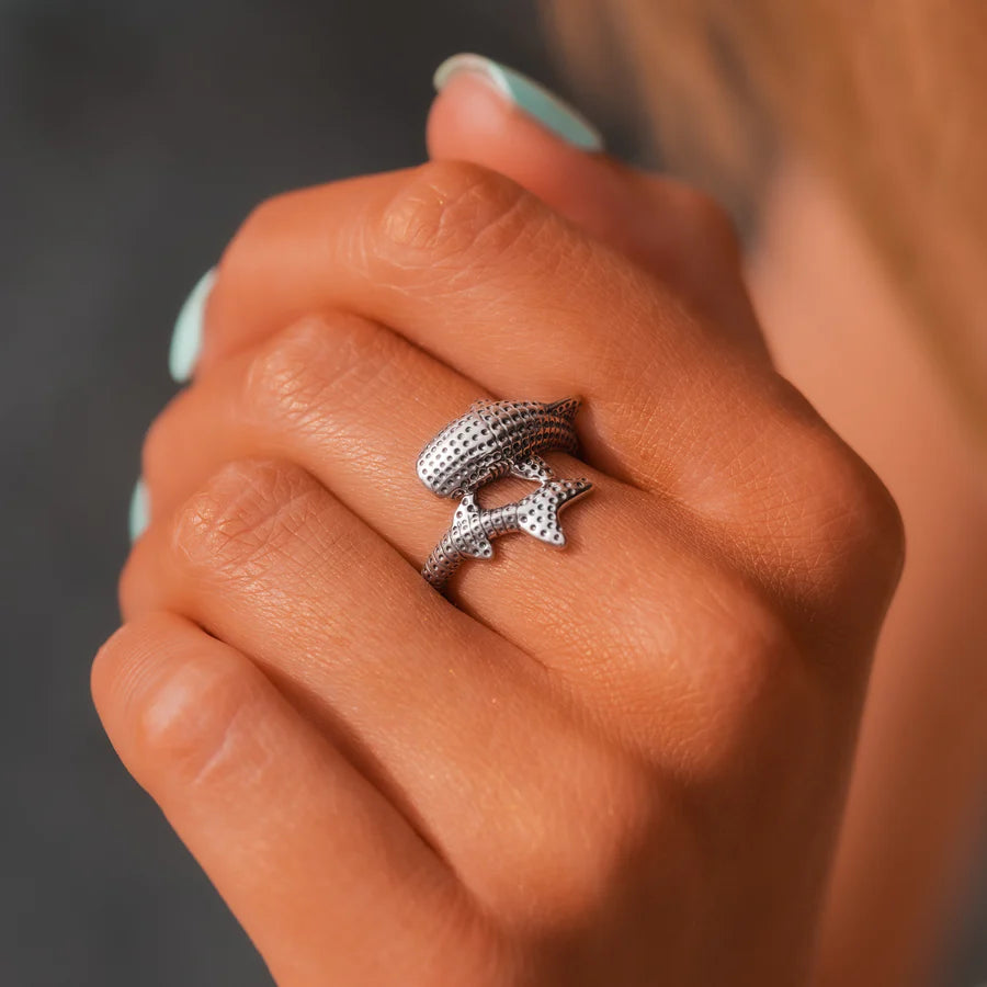 ANILLO TIBURÓN BALLENA