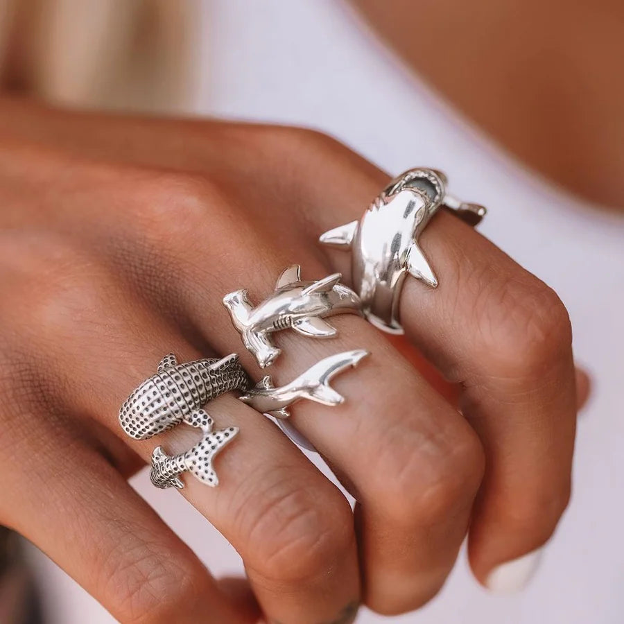 ANILLO TIBURÓN BALLENA