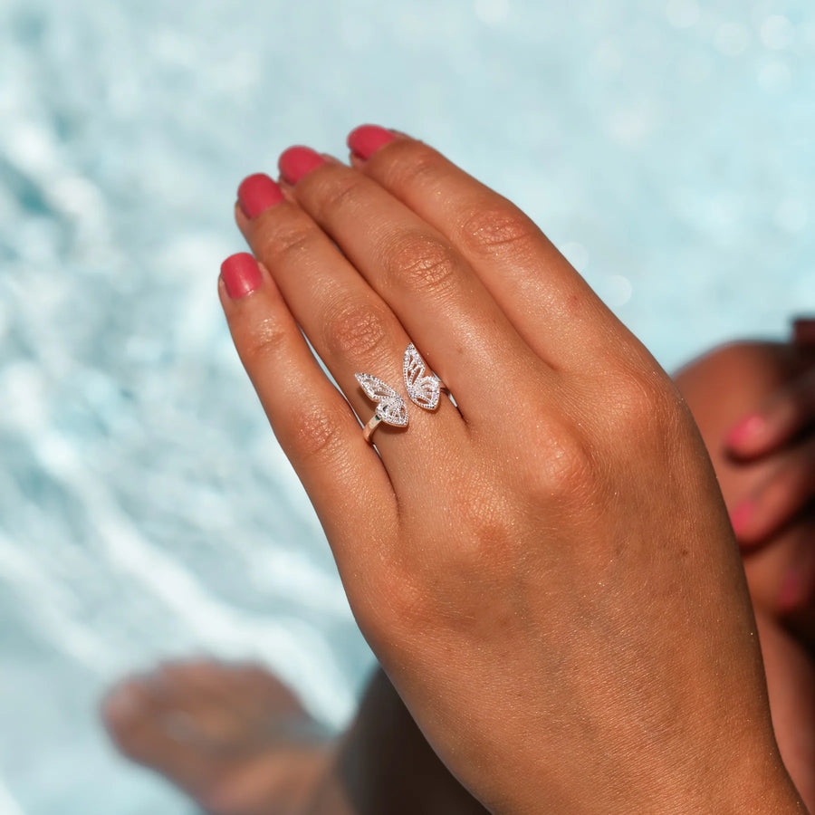 ANILLO MARIPOSA CIRCONITAS