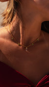Choker Crystal Galaxy Baño de Oro 18k