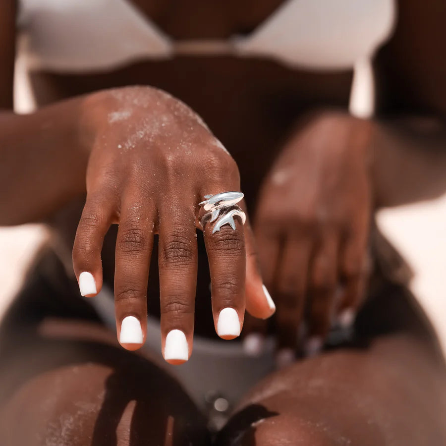 ANILLO TIBURON BLANCO