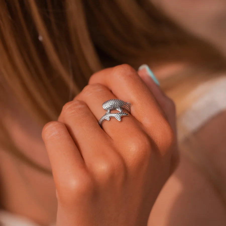 ANILLO TIBURÓN BALLENA