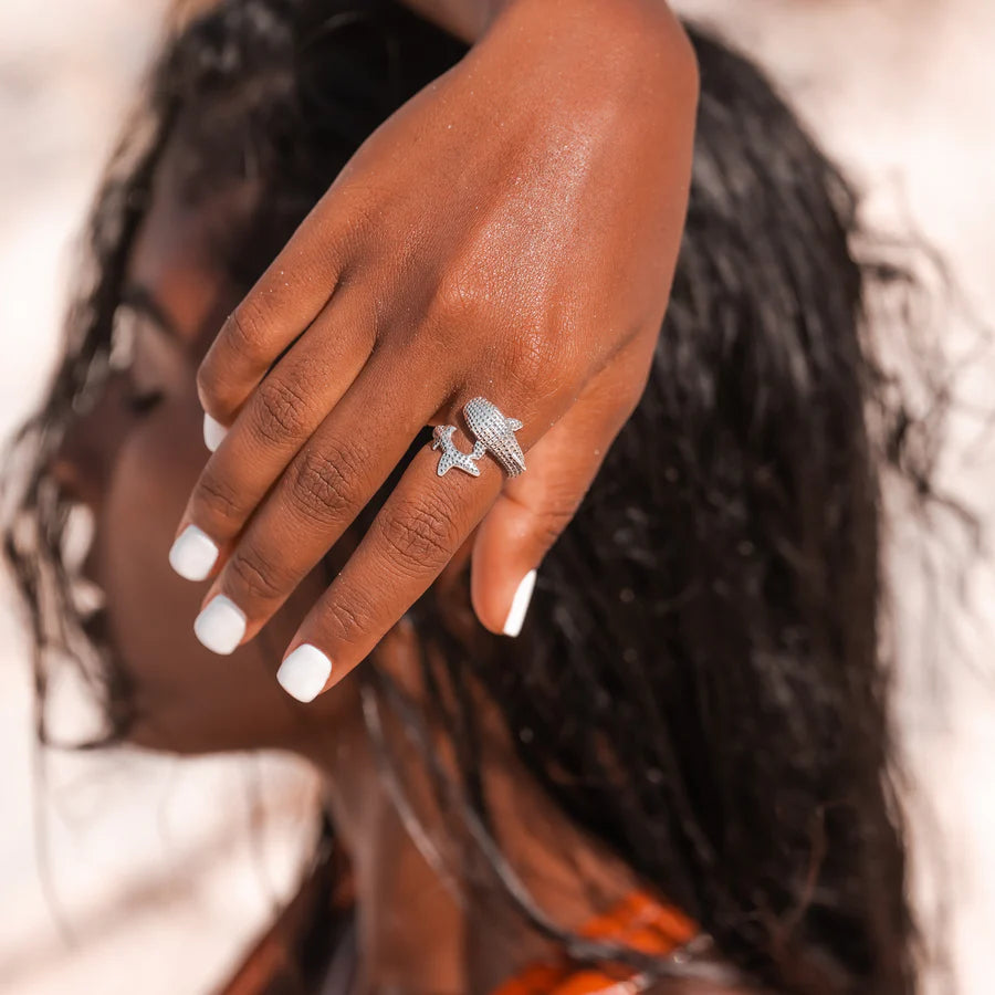 ANILLO TIBURÓN BALLENA